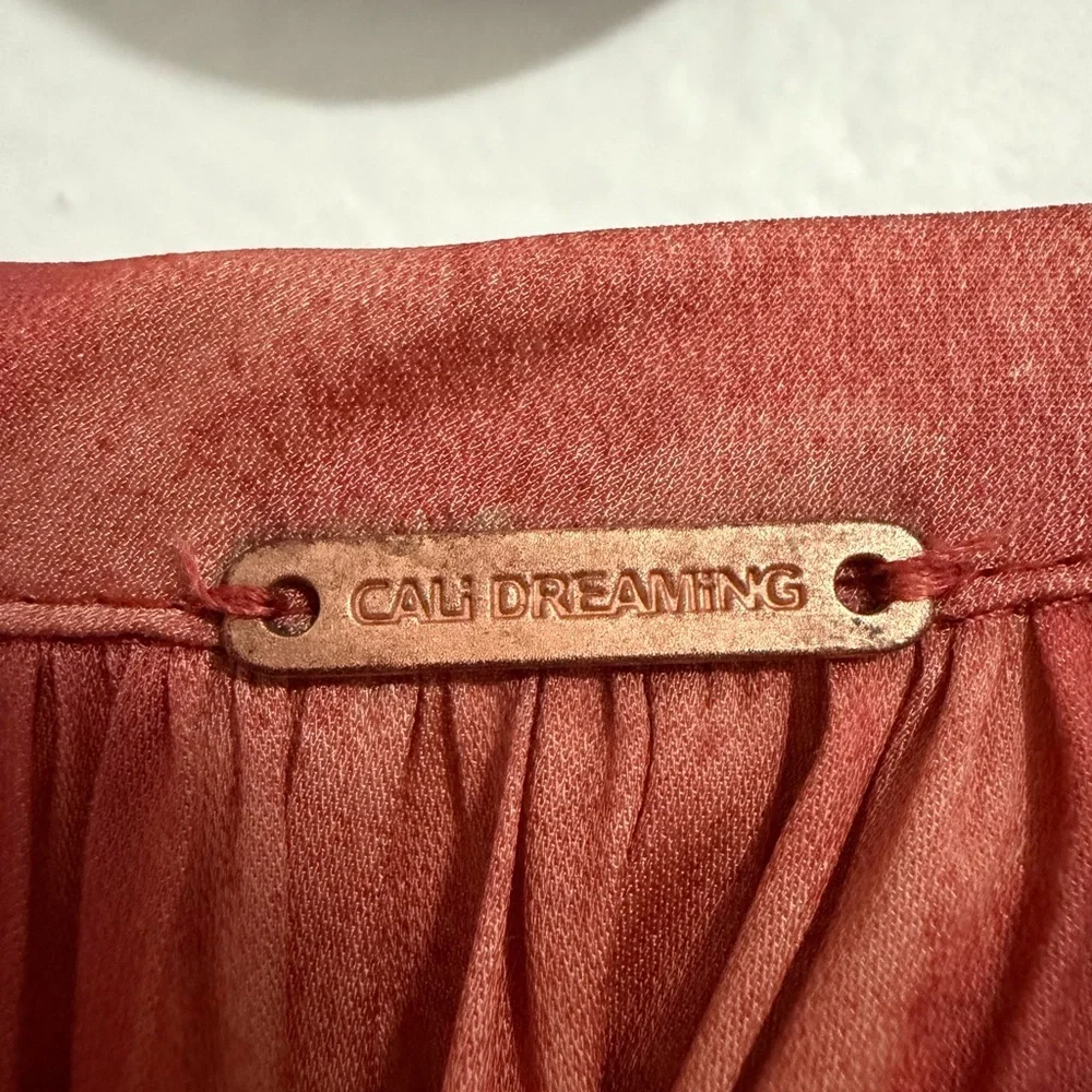 Cali Dreaming Sheer Boho Midi Dress / Beach Cover Up Size 1 Anthropology style